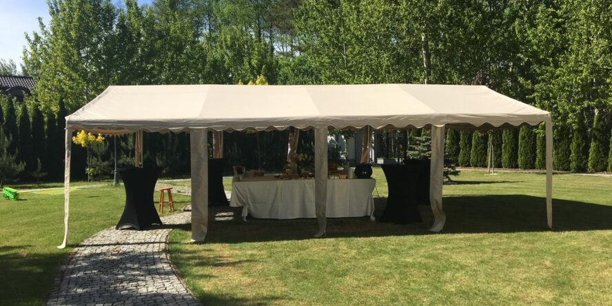 Namiot na imprezę, wesele w plenerze